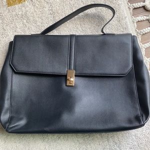 NWOT A New Day Laptop Messenger Bag Black